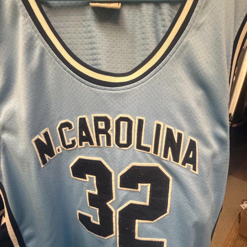 North Carolina Blue Men's Basketball Jersey #32, 3XL